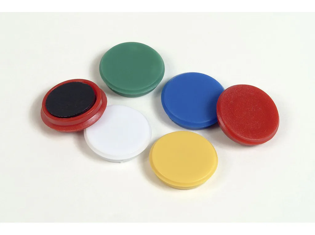 Magnety Mikov 852 - barevné 24 mm - 100 ks