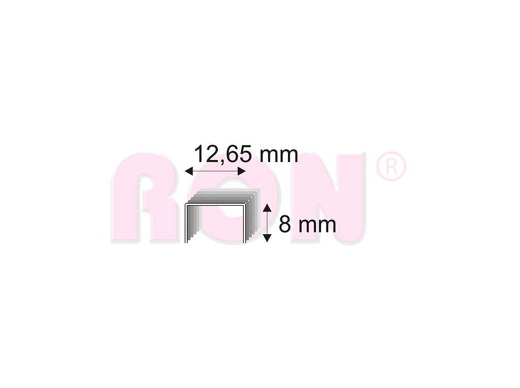 Čalounické spony Narex 337/08-150 - 12,65 x 8 mm - 48 300 ks