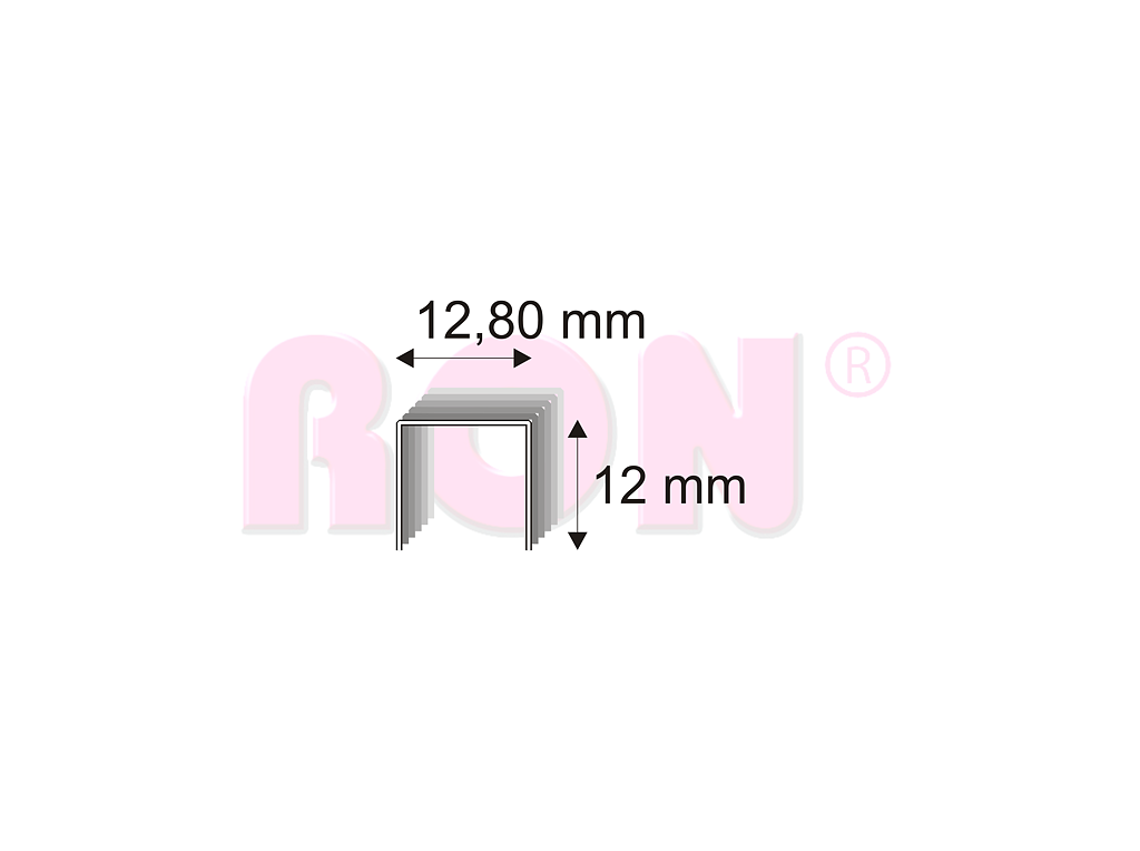Čalounické spony Narex 337SE/12-180 - 12,80 x 12 mm - 32 700 ks