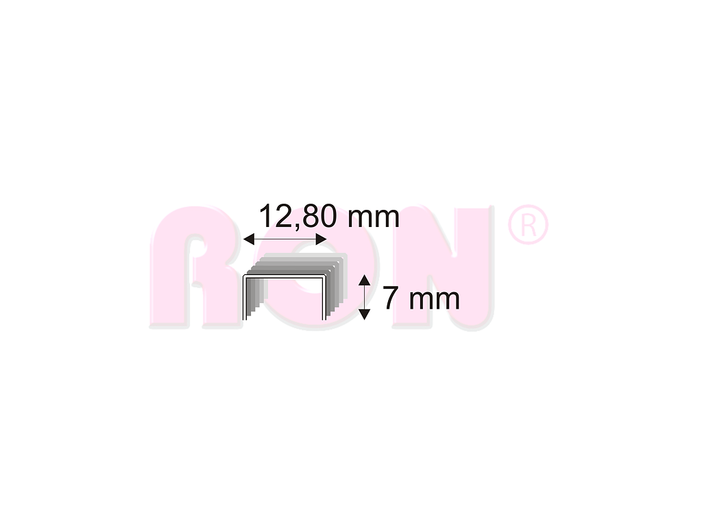 Čalounické spony Narex 338/07-140 - 12,80 x 7 mm