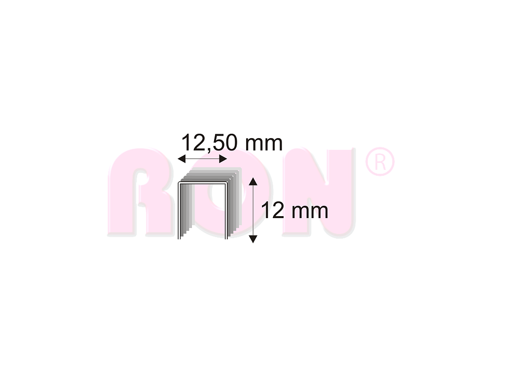Čalounické spony Narex 342/12 - 12,50 x 12 mm