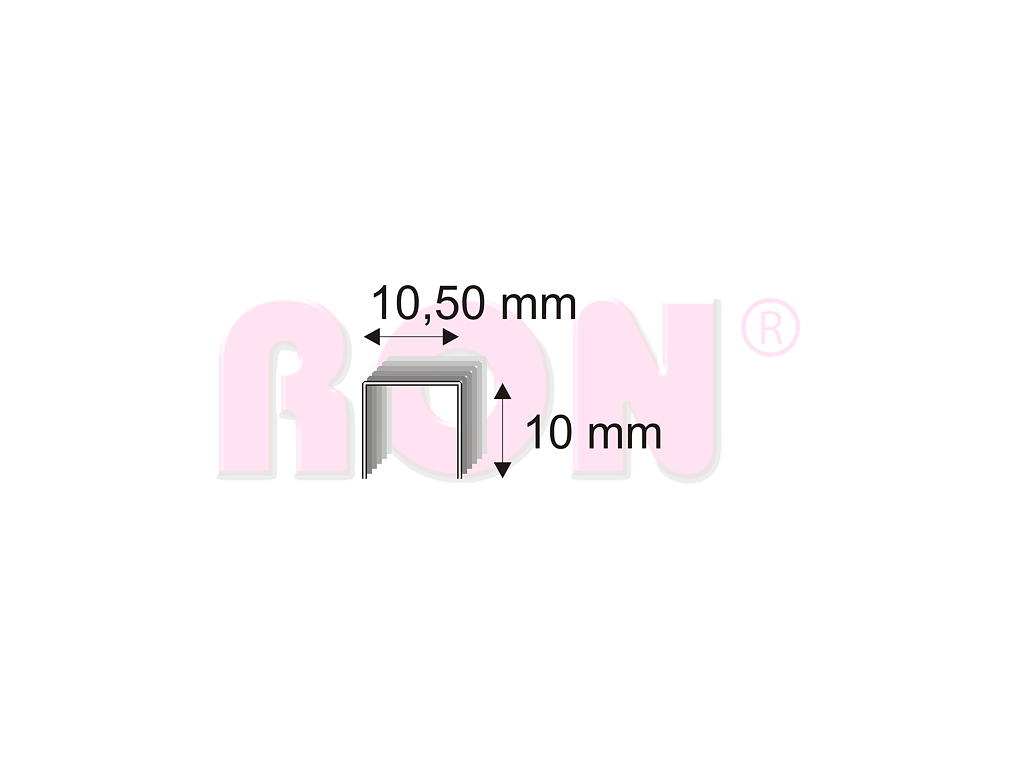 Čalounické spony Narex 345/10 - 10,50 x 10 mm