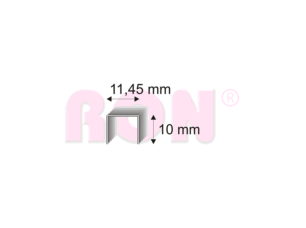 Čalounické spony Narex 530/10 - 11,45 x 10 mm