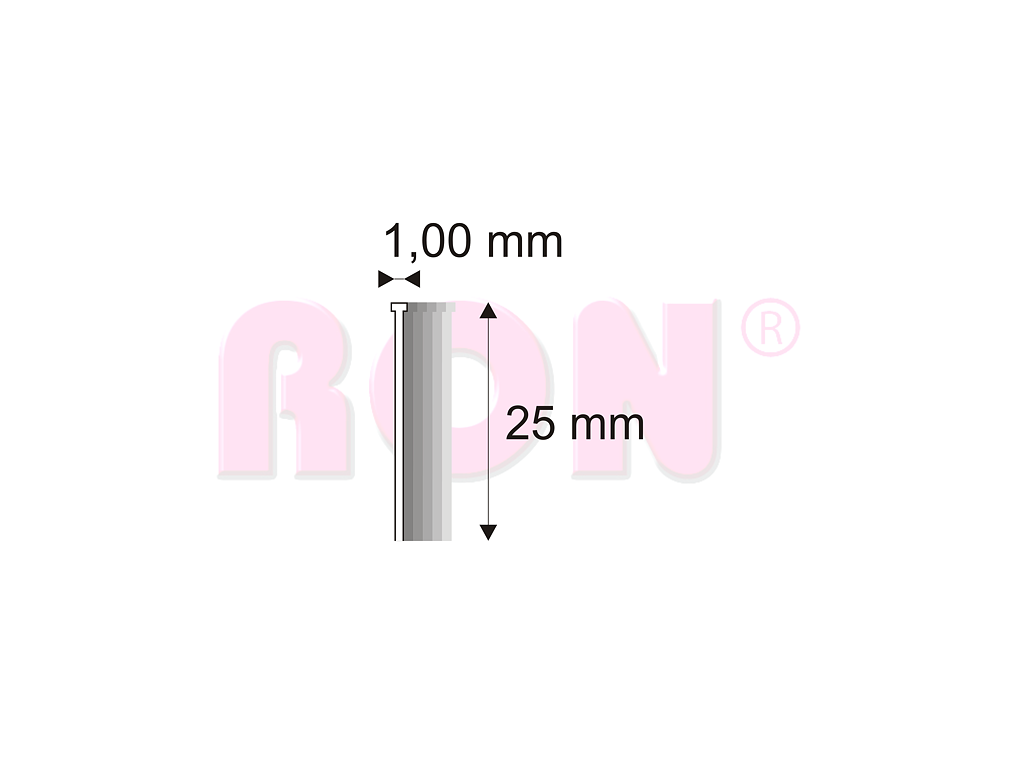 Truhlářské Brady Narex 12/25 (18G) - 1 x 25 mm