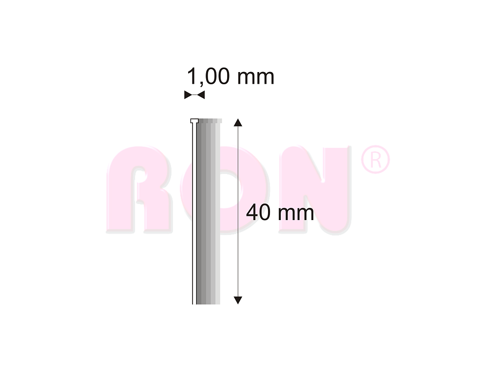 Truhlářské Brady Narex 12/40 (18G) - 1 x 40 mm - 5 000 ks