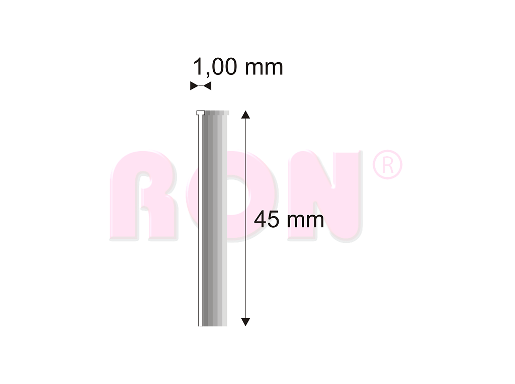 Truhlářské Brady Narex 12/45 (18G) - 1 x 45 mm - 5 000 ks