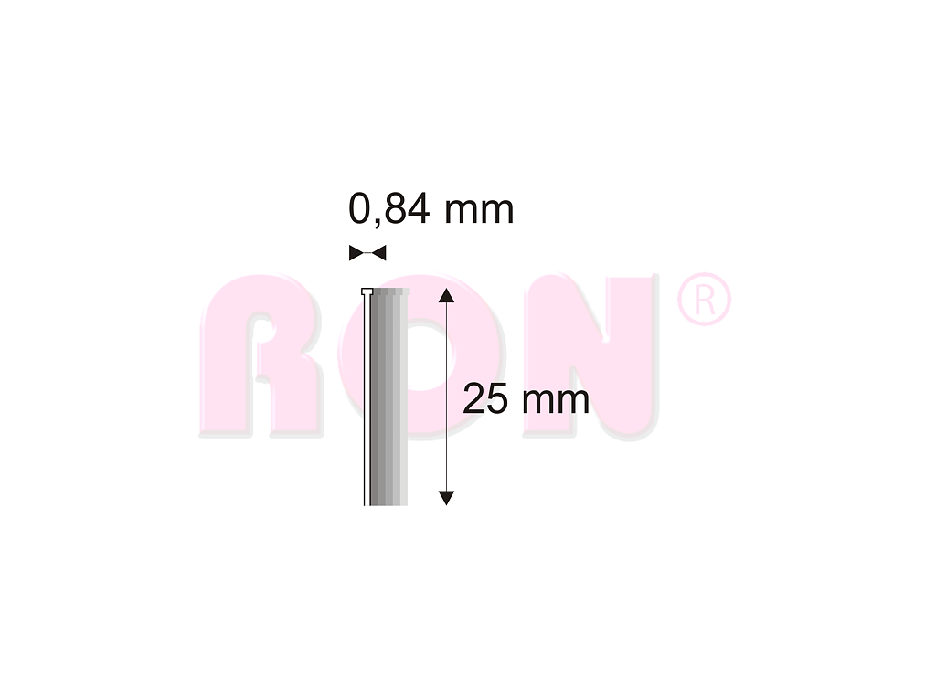 Truhlářské Brady Narex 84/25 - 0,84 x 25 mm - 14 000 ks