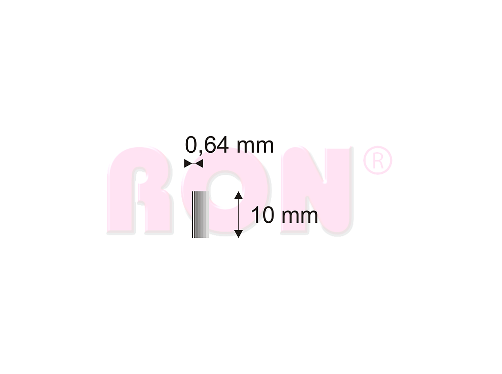 Truhlářské Piny Narex 6/10 - 0,64 x 10 mm - 20 000 ks