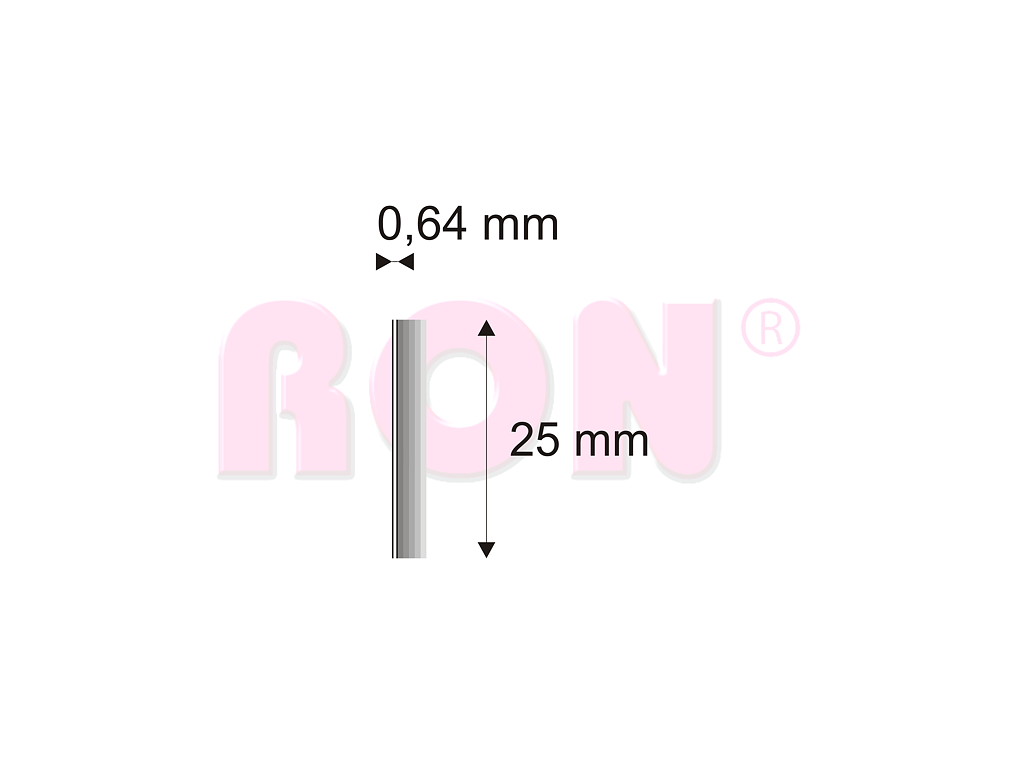 Truhlářské Piny Narex 6/25 - 0,64 x 25 mm - 20 000 ks