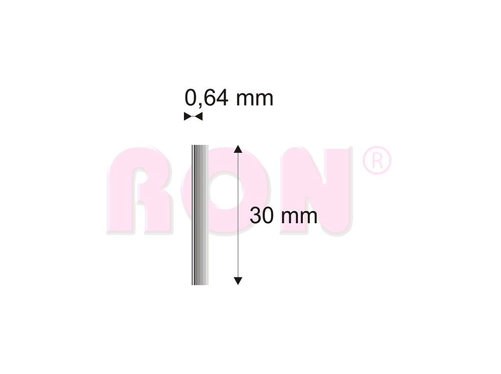 Truhlářské Piny Narex 6/30 - 0,64 x 30 mm - 20 000 ks