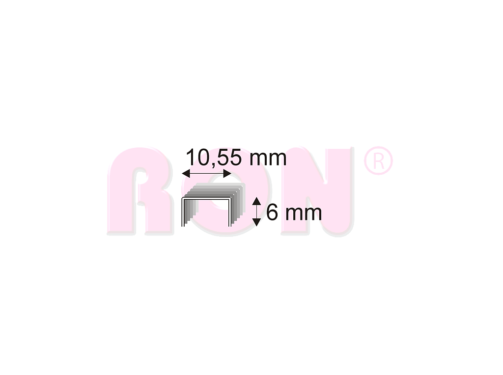 Čalounické spony Narex 581/06 - 10,55 x 6 mm