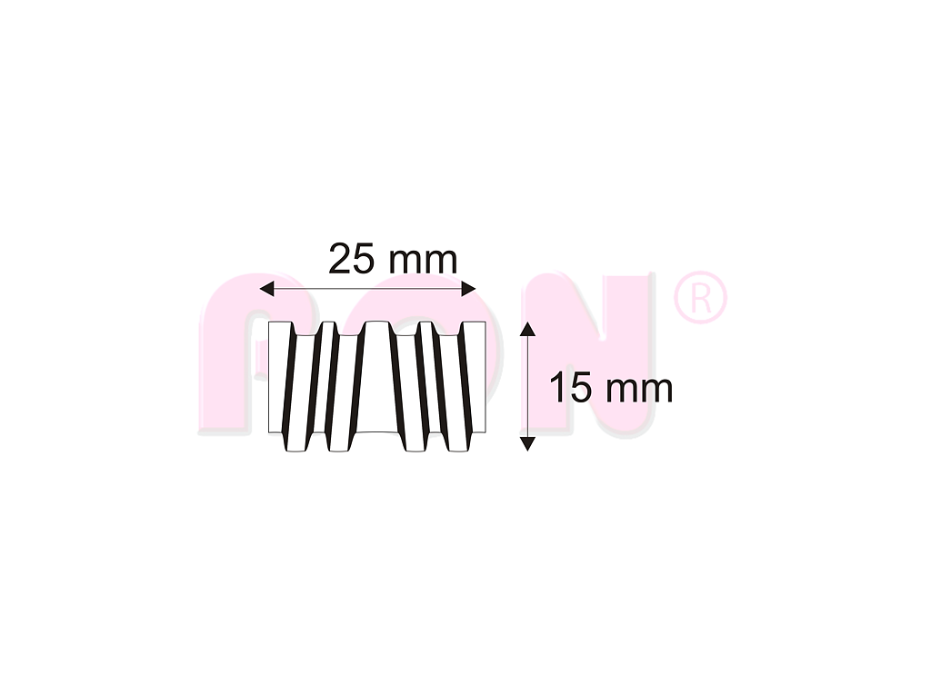 Truhlářské Vlnovce Narex CF/15 - W15 - 25 x 15 mm - 5 180 ks