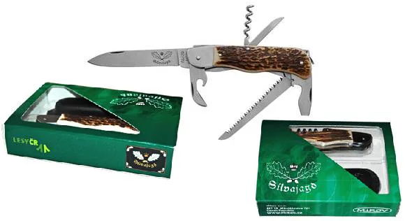 Reklamní výrobek - Outdoorový kapesní zavírací nůž HIKER 6dílný s pilkou a vývrtkou - palisandr