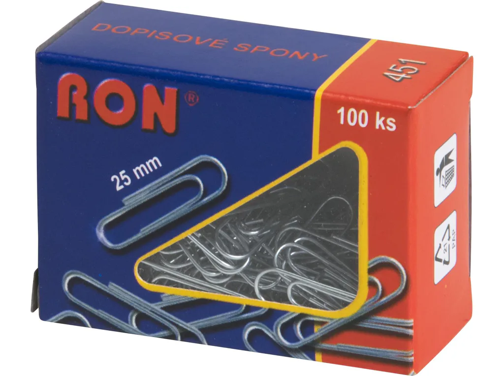 Dopisové spony Mikov 451 - 25 mm - 100 ks