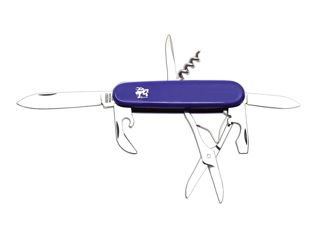 Kapesní zavírací nůž STOVKA 7dílný s nůžkami, vývrtkou a otvírákem na láhve a konzervy 100-NH-7