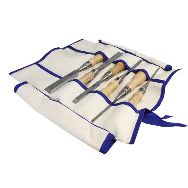 Sada plochých dlát RICHTER v kapsáři 6dílná