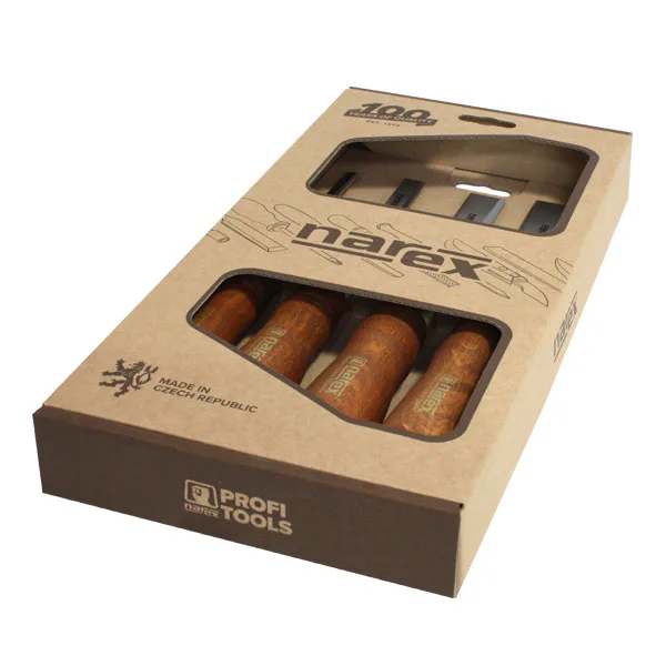 Sada plochých dlát 4dílná WOOD PLUS - 8, 10, 16, 32 mm