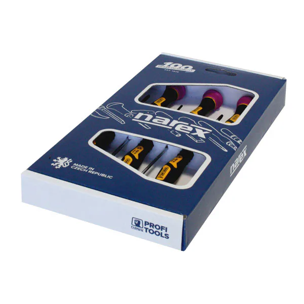 Sada šroubováků 6dílná MICRO – křížové PH, pozidriv PZ, ploché