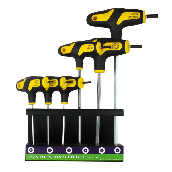 Sada šroubováků 6dílná SUPER T-rukojeť - SW