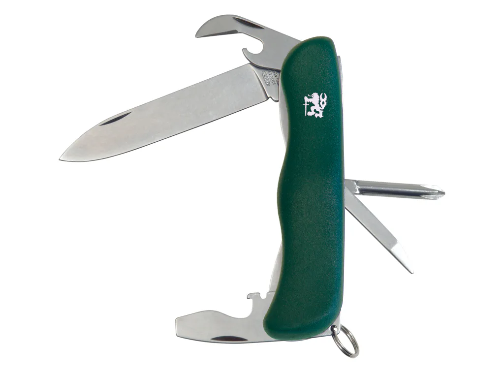 Kapesní zavírací nůž PRAKTIK 5dílný s bodcem, otvírákem na láhve a konzervy 115-NH-5